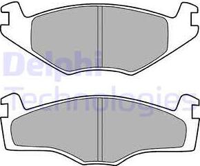 Delphi LP420 - Set placute frana,frana disc allinparts.ro