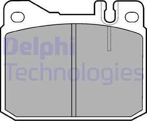 Delphi LP427 - Set placute frana,frana disc allinparts.ro