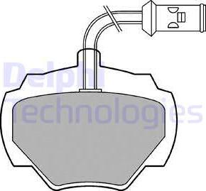 Delphi LP475 - Set placute frana,frana disc allinparts.ro