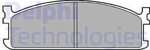 Delphi LP476 - Set placute frana,frana disc allinparts.ro