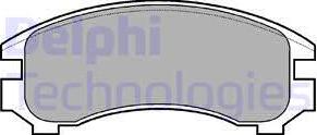 Delphi LP546 - Set placute frana,frana disc - allinparts.ro