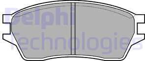 Delphi LP561 - Set placute frana,frana disc allinparts.ro