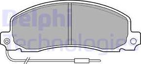 Delphi LP504 - Set placute frana,frana disc allinparts.ro