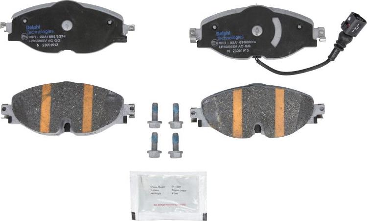 Delphi LP5006EV - Set placute frana,frana disc allinparts.ro