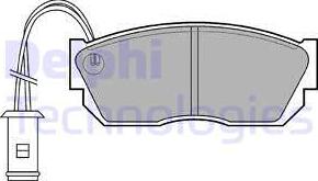 Delphi LP519 - Set placute frana,frana disc allinparts.ro