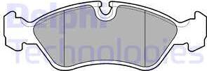 Delphi LP585 - Set placute frana,frana disc allinparts.ro