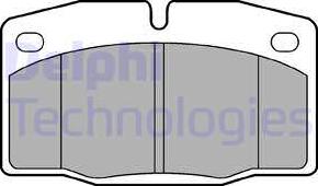 Delphi LP581 - Set placute frana,frana disc allinparts.ro