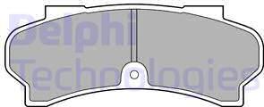 Delphi LP588 - Set placute frana,frana disc - allinparts.ro