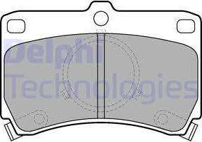 Delphi LP531 - Set placute frana,frana disc allinparts.ro