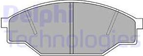 Delphi LP538 - Set placute frana,frana disc allinparts.ro