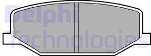 Delphi LP527 - Set placute frana,frana disc allinparts.ro