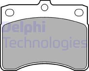 Delphi LP578 - Set placute frana,frana disc allinparts.ro