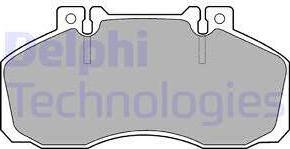 Delphi LP662 - Set placute frana,frana disc allinparts.ro