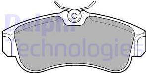 Delphi LP616 - Set placute frana,frana disc allinparts.ro