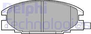 Delphi LP629 - Set placute frana,frana disc allinparts.ro