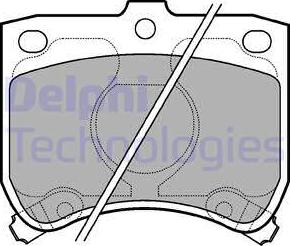 Delphi LP620 - Set placute frana,frana disc allinparts.ro