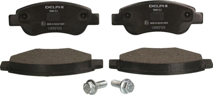 Delphi LP1949 - Set placute frana,frana disc allinparts.ro