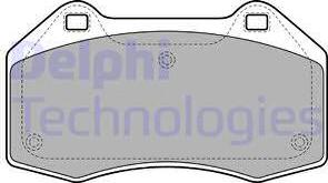 Delphi LP1940 - Set placute frana,frana disc allinparts.ro