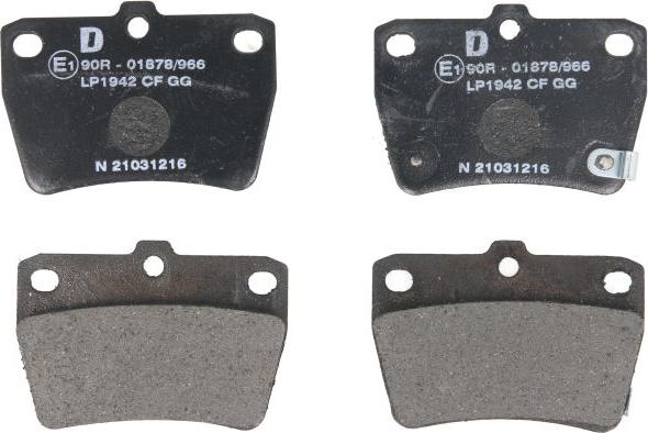 Delphi LP1942 - Set placute frana,frana disc allinparts.ro