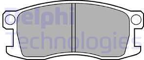 Delphi LP195 - Set placute frana,frana disc - allinparts.ro