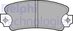 Delphi LP146 - Set placute frana,frana disc allinparts.ro