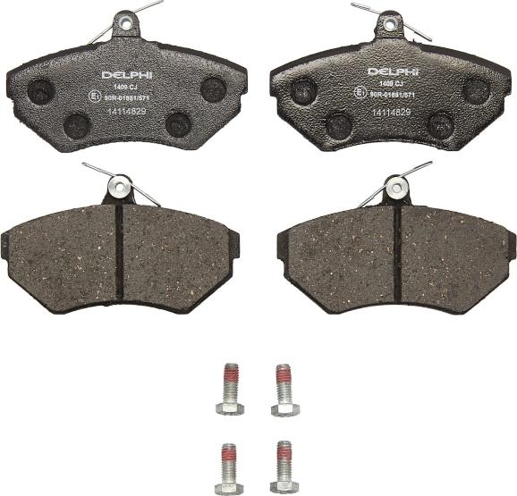 Delphi LP1409 - Set placute frana,frana disc allinparts.ro