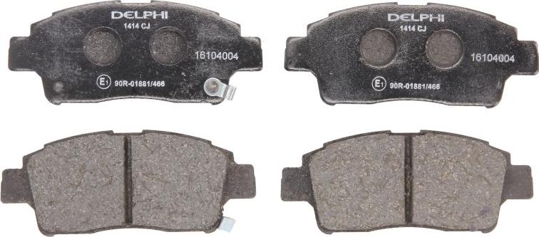 Delphi LP1414 - Set placute frana,frana disc allinparts.ro
