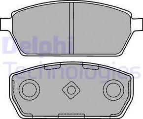 Delphi LP1430 - Set placute frana,frana disc - allinparts.ro