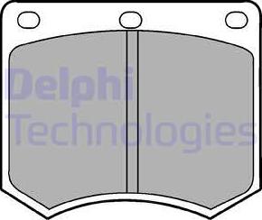 Delphi LP154 - Set placute frana,frana disc allinparts.ro