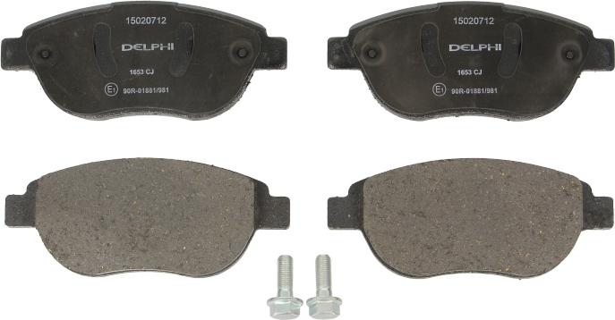 Delphi LP1653 - Set placute frana,frana disc - allinparts.ro