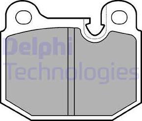 Delphi LP161 - Set placute frana,frana disc - allinparts.ro