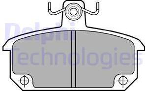 Delphi LP168 - Set placute frana,frana disc allinparts.ro