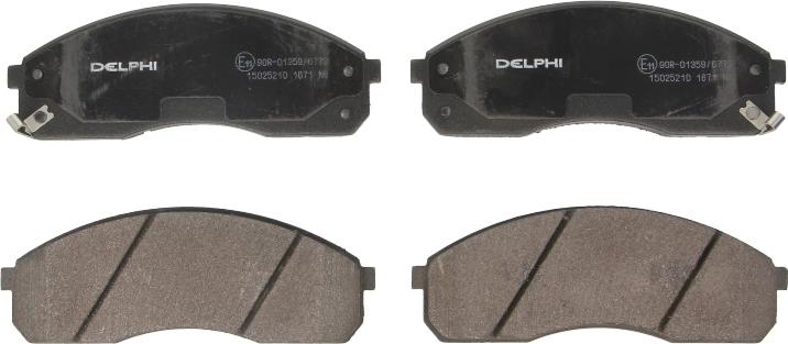 Delphi LP1671 - Set placute frana,frana disc allinparts.ro
