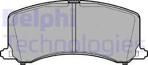 Delphi LP1014 - Set placute frana,frana disc - allinparts.ro