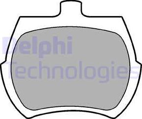 Delphi LP10 - Set placute frana,frana disc allinparts.ro