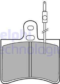 Delphi LP113 - Set placute frana,frana disc allinparts.ro