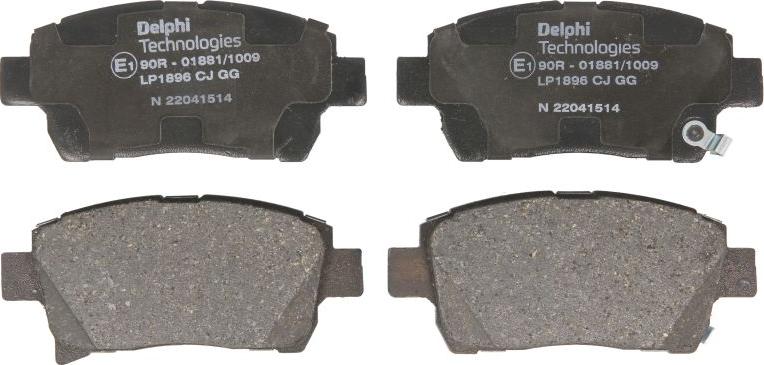Delphi LP1896 - Set placute frana,frana disc - allinparts.ro