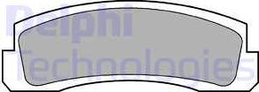 Delphi LP189 - Set placute frana,frana disc - allinparts.ro