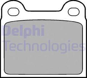 Delphi LP18 - Set placute frana,frana disc allinparts.ro