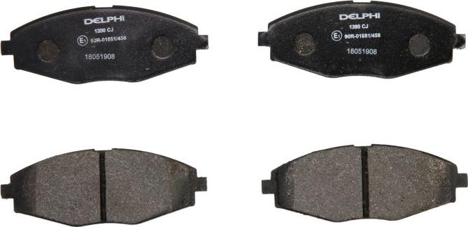 Delphi LP1390 - Set placute frana,frana disc allinparts.ro