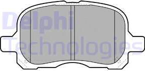 Delphi LP1302 - Set placute frana,frana disc allinparts.ro