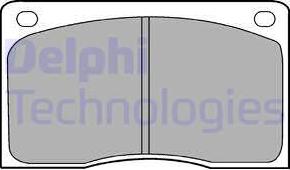 Delphi LP132 - Set placute frana,frana disc - allinparts.ro