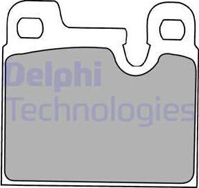 Delphi LP1230 - Set placute frana,frana disc - allinparts.ro