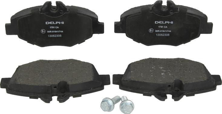 Delphi LP1791 - Set placute frana,frana disc allinparts.ro