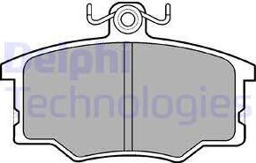 Delphi LP179 - Set placute frana,frana disc allinparts.ro