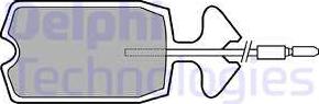 Delphi LP176 - Set placute frana,frana disc allinparts.ro