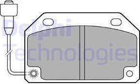 Delphi LP172 - Set placute frana,frana disc - allinparts.ro