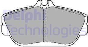 Delphi LP887 - Set placute frana,frana disc - allinparts.ro