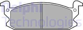 Delphi LP399 - Set placute frana,frana disc - allinparts.ro