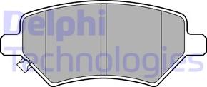 Delphi LP3452 - Set placute frana,frana disc allinparts.ro